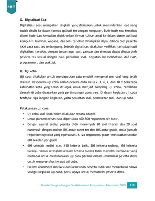 Desain Pengembangan Soal AKM