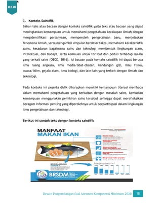 Desain Pengembangan Soal AKM