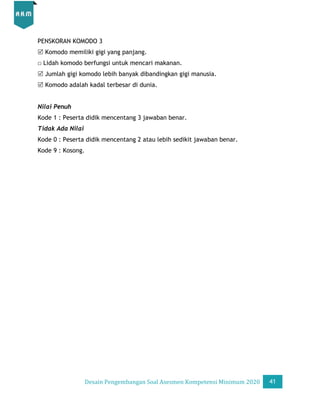 Desain Pengembangan Soal AKM