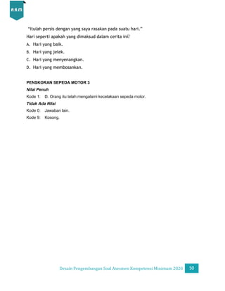 Desain Pengembangan Soal AKM