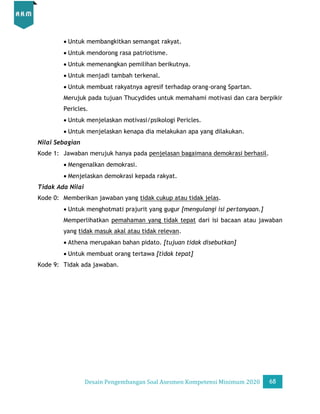 Desain Pengembangan Soal AKM