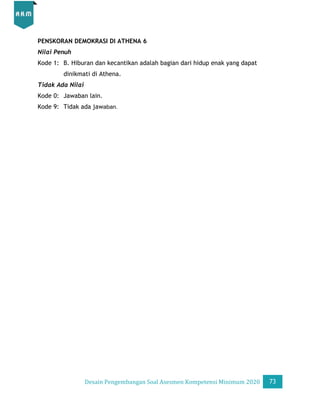 Desain Pengembangan Soal AKM