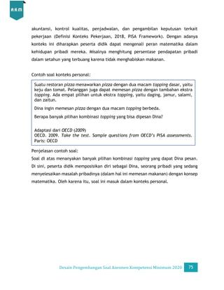 Desain Pengembangan Soal AKM