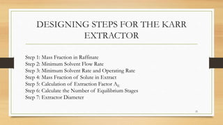 Final design of-karr extractor | PPTX