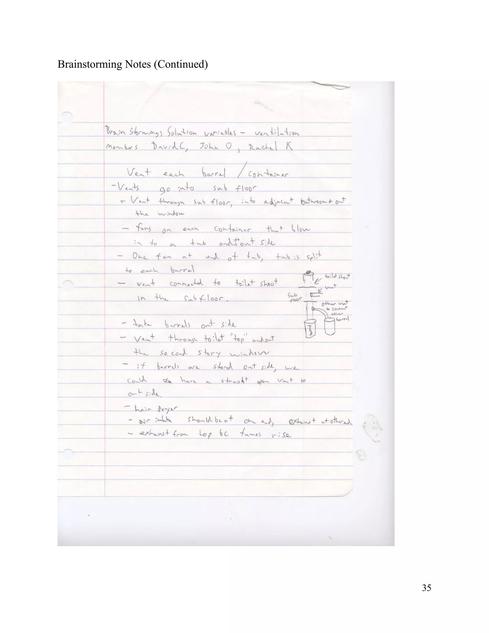 Brainstorming Notes (Continued)




                                  35
 