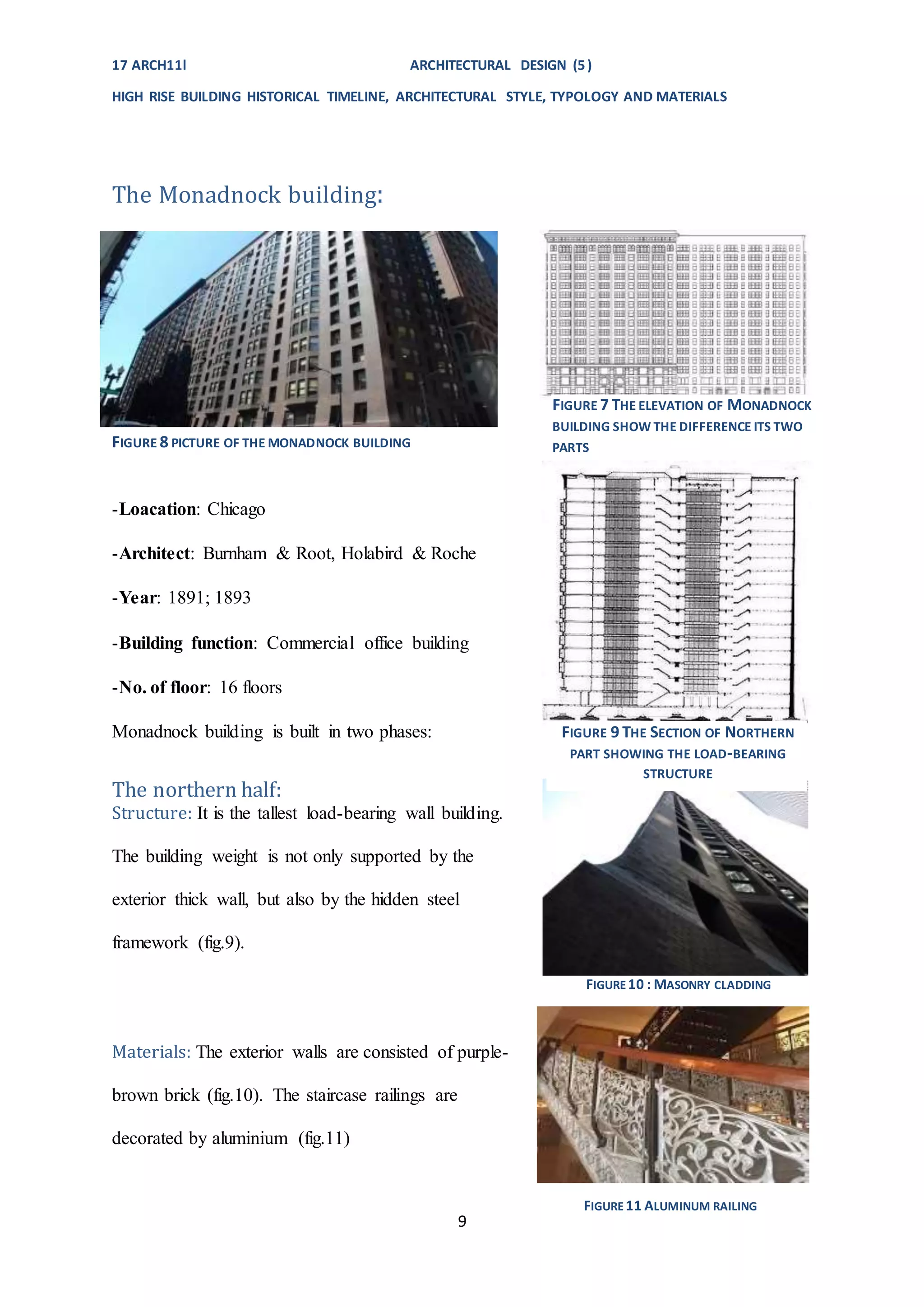 High rise historical timeline, architectural style, typology and ...