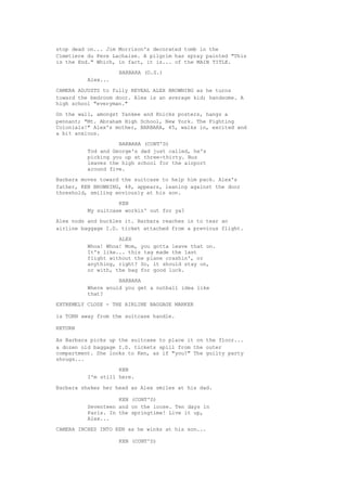 Final destination 1 shooting script with original ending | PDF
