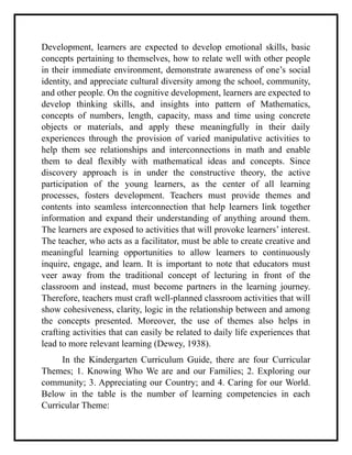 Discovery Approach jerome bruner kindergarted | DOCX