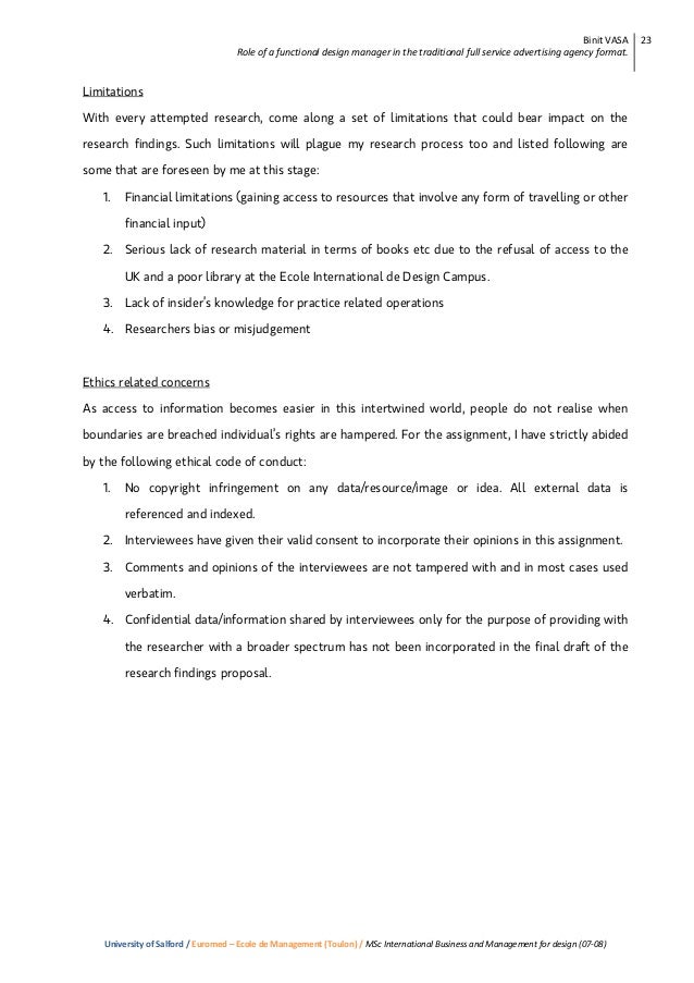 Dissertation design management image