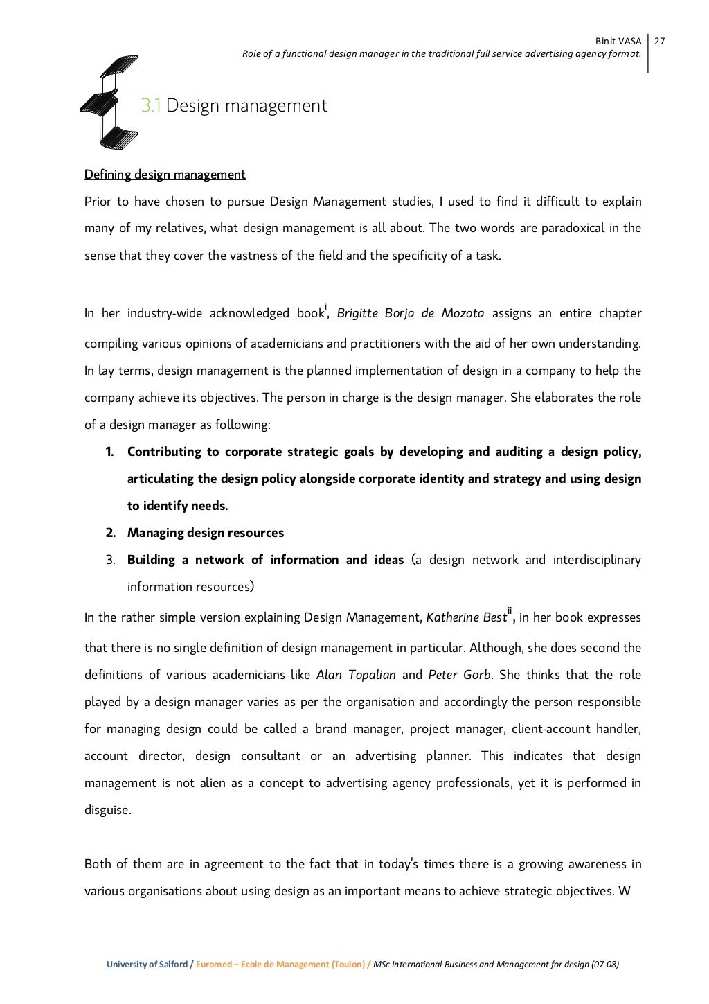 Agile project management dissertation dissertation design management