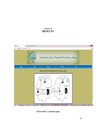 Chapter-VI 
RESULTS 
Screen shot 1: welcome page 
52 
 