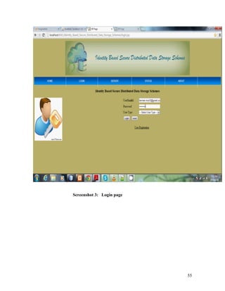 Screenshot 3: Login page 
55 
 