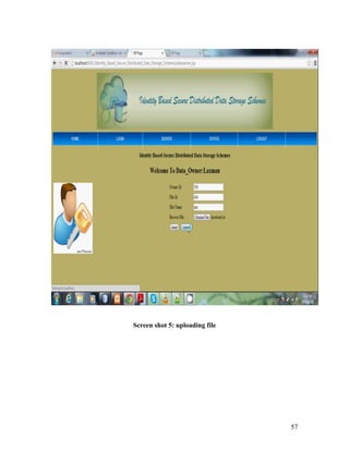 Screen shot 5: uploading file 
57 
 