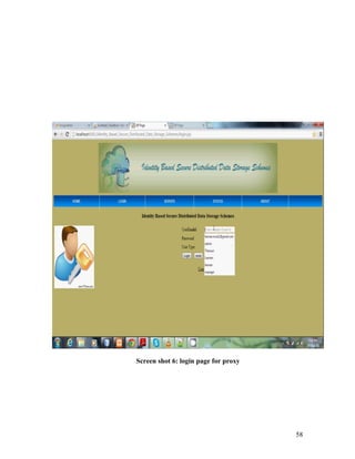 Screen shot 6: login page for proxy 
58 
 