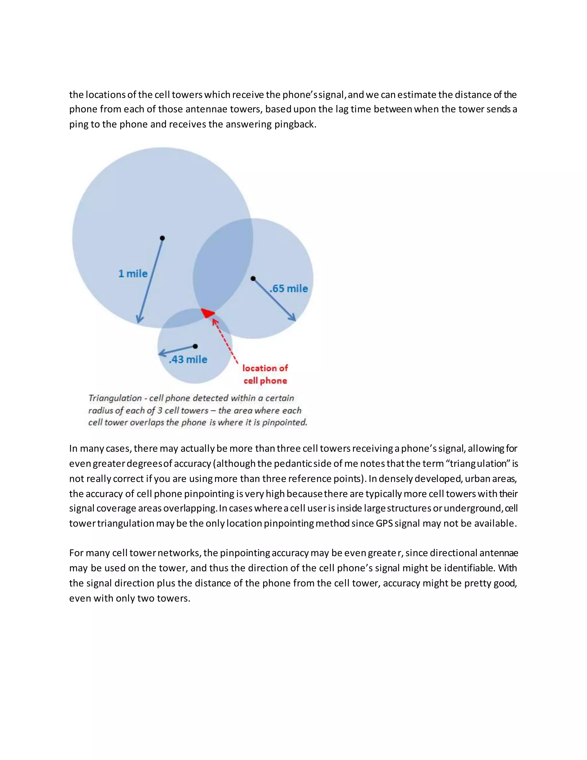 GSM Triangulation (GPS Denied Condition) | PDF
