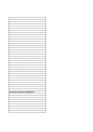 Semifinal do Baiano 28/09/2014
 