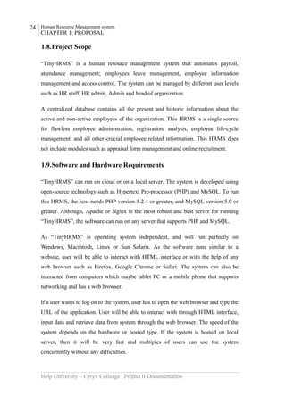 Human Resource Management System | PDF