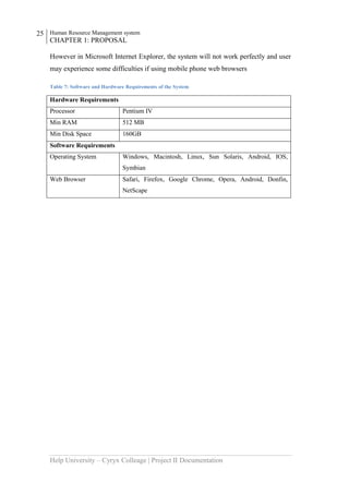 Human Resource Management System | PDF