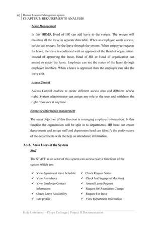 Human Resource Management System | PDF