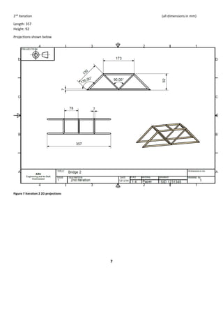 Paper Bridge - Design, FEA & Construction | PDF
