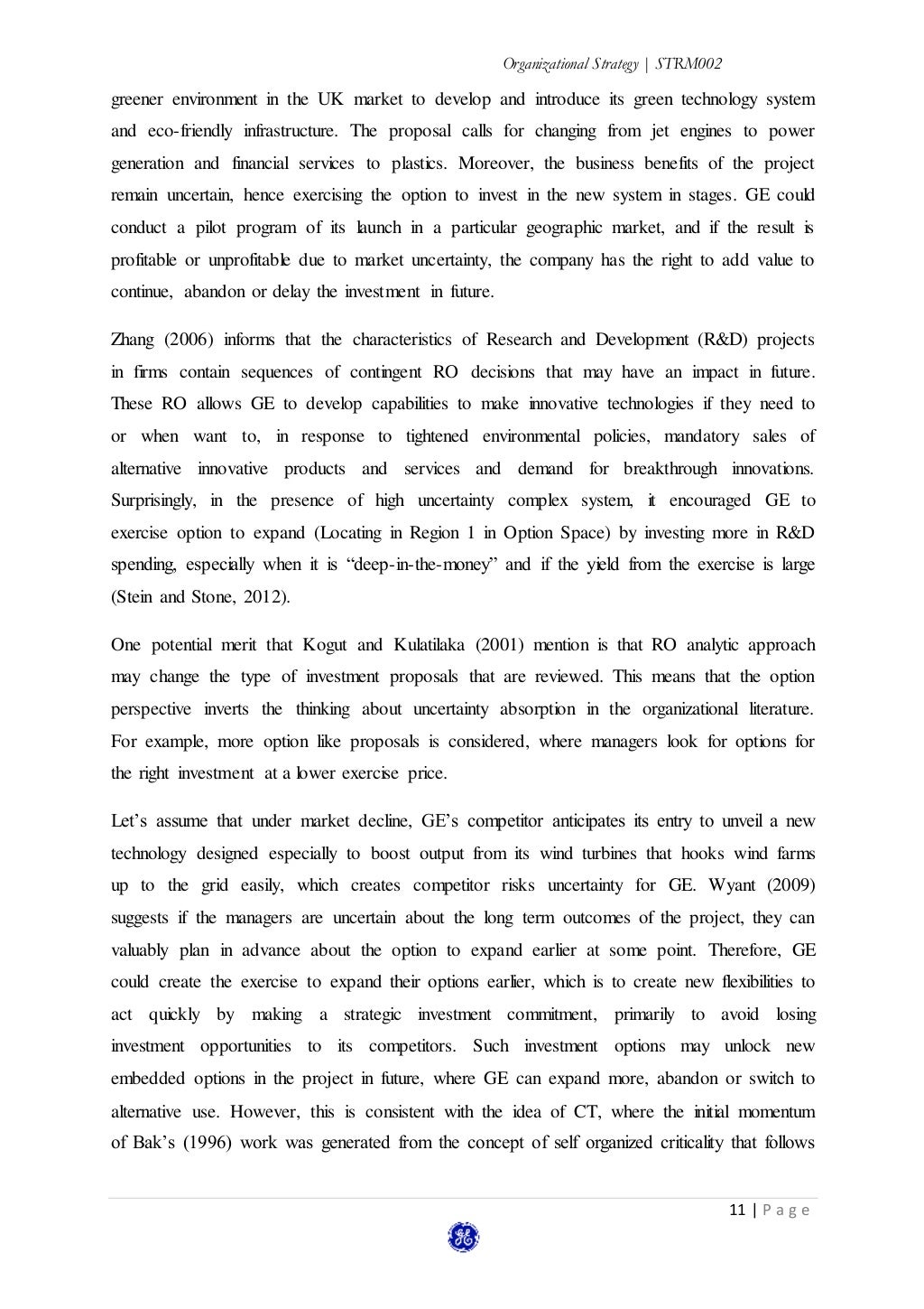 General electric case study ppt picture