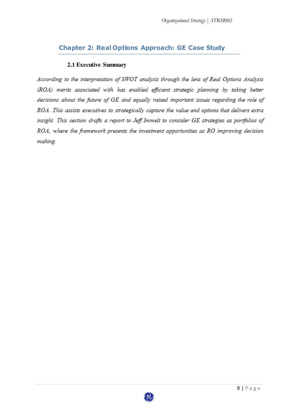 Case study globalization at general electric image