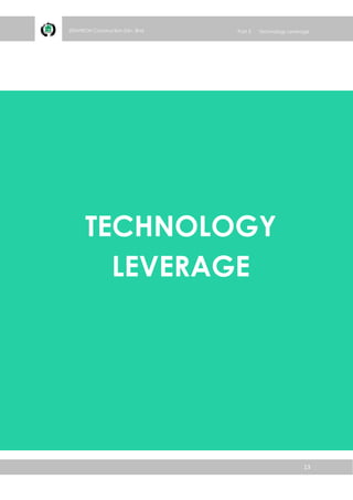 13
ZENVIRON Construction Sdn. Bhd Part 3 Technology Leverage
TECHNOLOGY
LEVERAGE
 