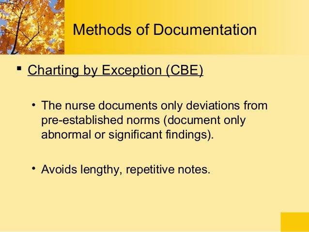 Documentation and Reporting