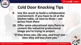 Door Knocking Tips with Travis Chappell | PPTX | Home Improvement ...