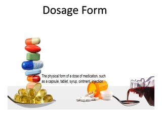 Dosage Form
 