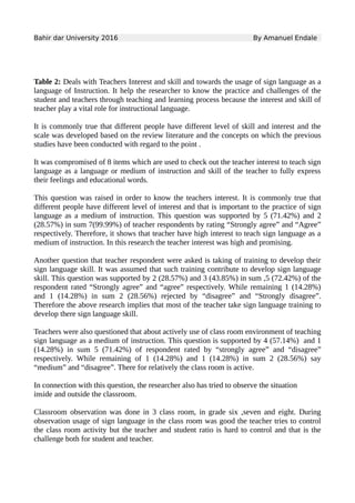 Problem Statement For Sign Language Practice and challemges of sign language as a medium of instruction | PDF