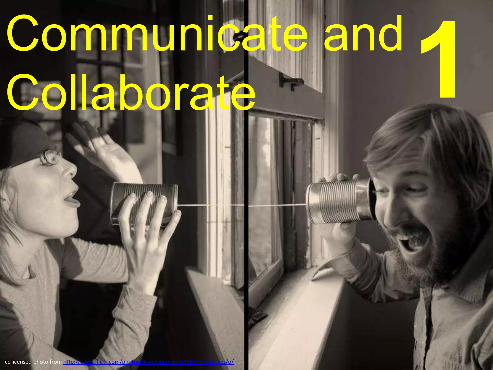Communicate and
Collaborate

1
28

cc licensed photo from http://www.flickr.com/photos/brandoncripps/3156373103/sizes/o/

 