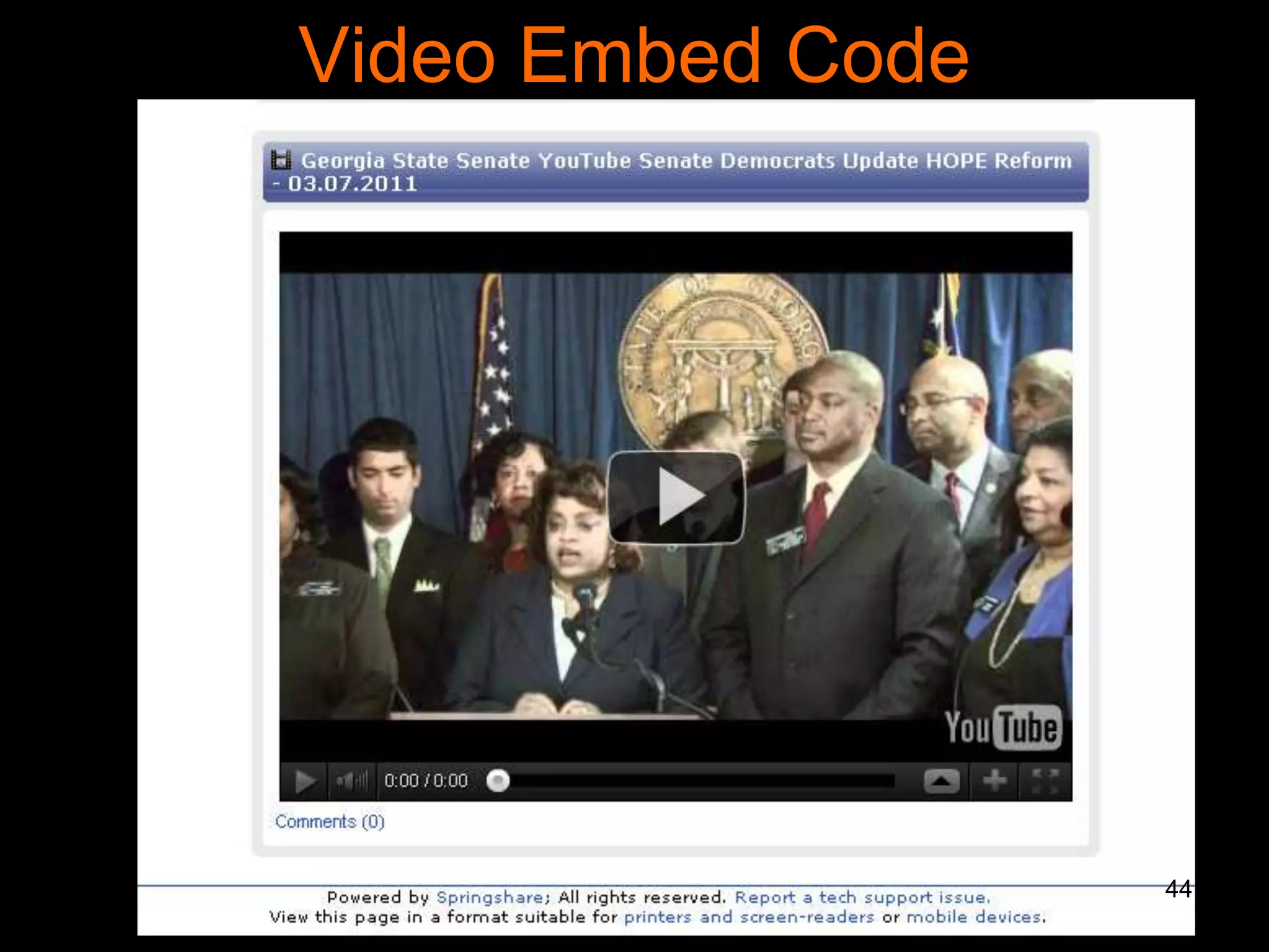 Video Embed Code

44

 
