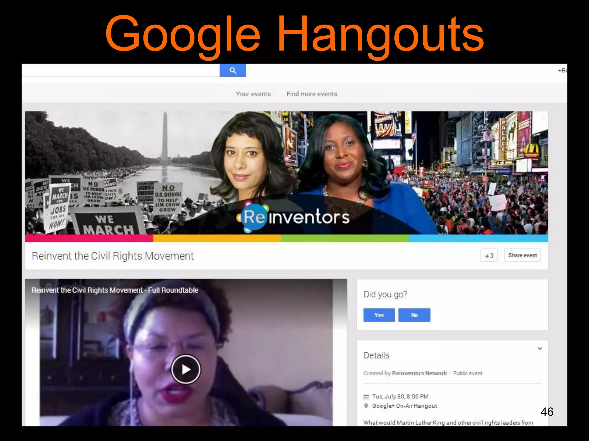 Google Hangouts

46

 