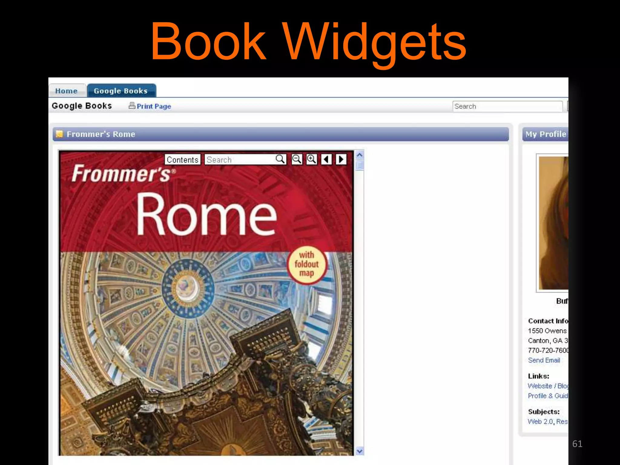 Book Widgets

61

 