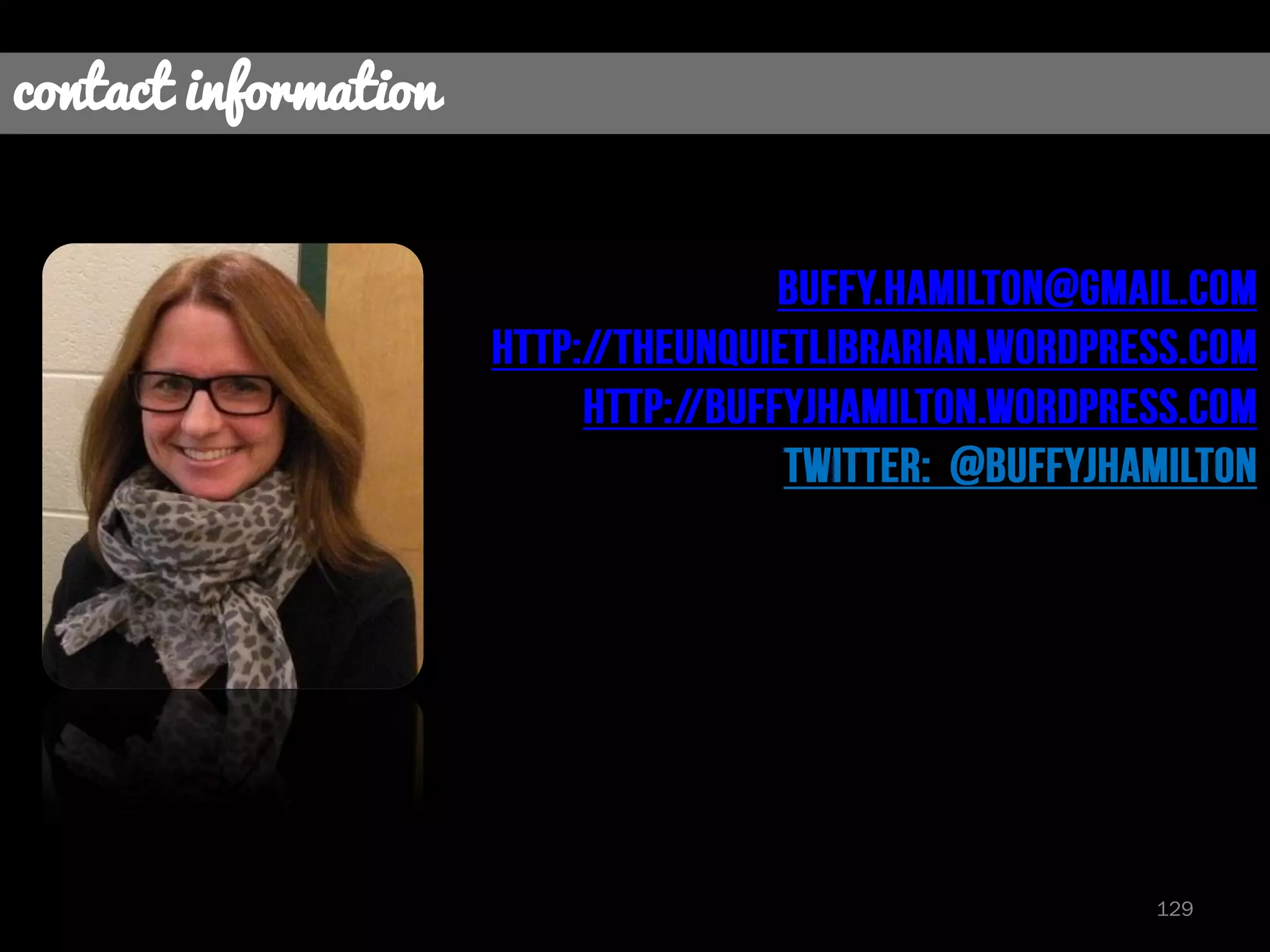 contact information

129

 