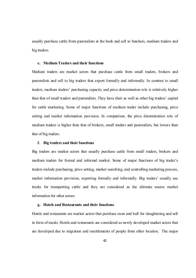 market chain analysis of live cattle in borana pastoral area the ca broker market analysis form