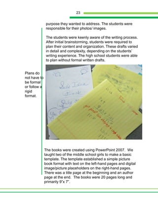 Simple and repetitive vocabulary