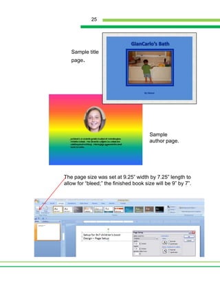 Creating early reader books with several Reading Recovery teachers made a fun workshop.  These experienced teachers understood the various attributes of early reader books. We supplied the teachers with professional and non-professional samples of appropriate texts, planning templates, and step by step directions. The teachers were asked to supply their own photos, images, or pictures. Using a story line and pictures we created a text with the group to model the process. Then the teachers were given a planning template to outline their own stories. Template to plan an early reader or short book The teachers were quick to share ideas, to laugh over technical missteps and to show excitement as writers.  We collaboratively revised and edited the completed drafts for publication.  Final drafts were converted to PDFs and sent to the on-demand publishing company.14