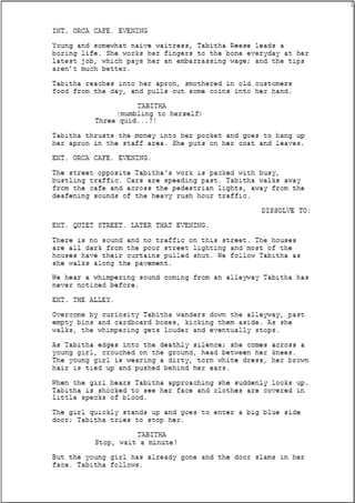 Final Draft Script By Billie Dwyer