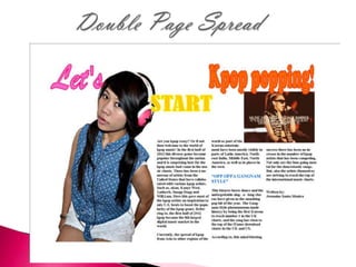 Final drafts of magazine