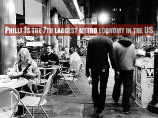 PHILLY IS THE 7TH LARGEST METRO ECONOMY IN THE US 
 