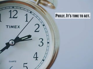 PHILLY, IT’S TIME TO ACT. 
 