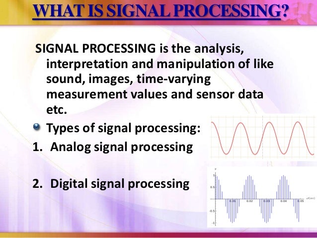DIGITAL SIGNAL PROCESSING