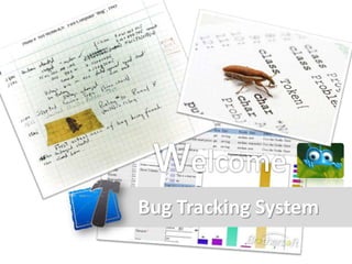 Bug Tracking System Welcome 