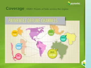 Coverage   650K+ Points of Sale across the region
 