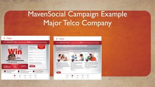 MavenSocial Campaign Example
    Major Telco Company




            Mavensocial.com
 
