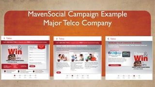 MavenSocial Campaign Example
    Major Telco Company




            Mavensocial.com
 