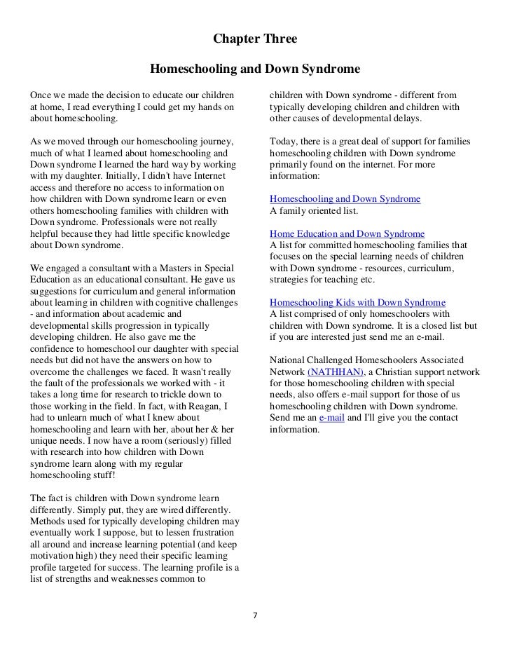 Homeschooling essay