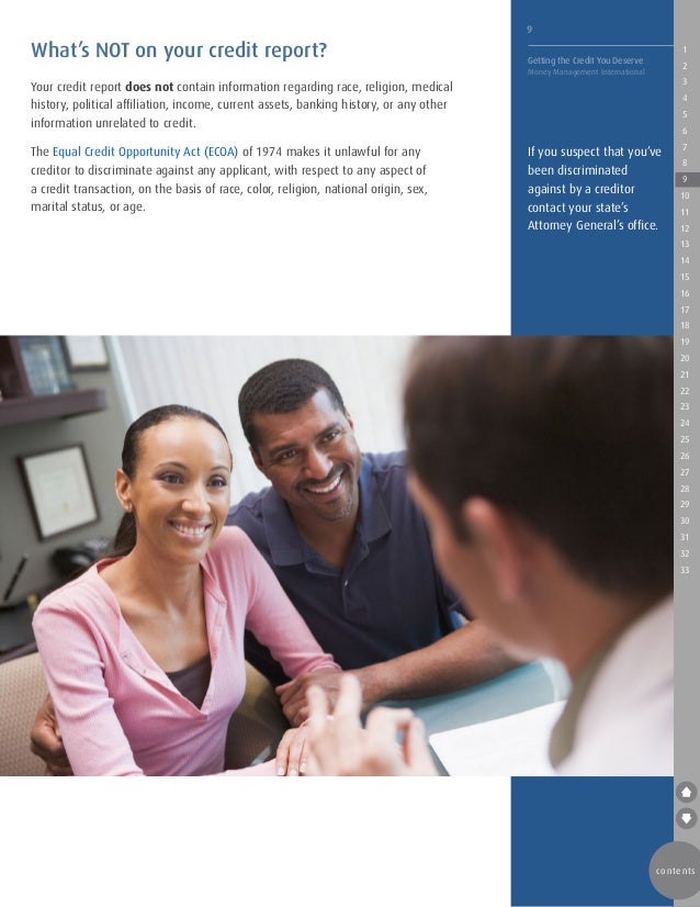Get the credit score you deserve